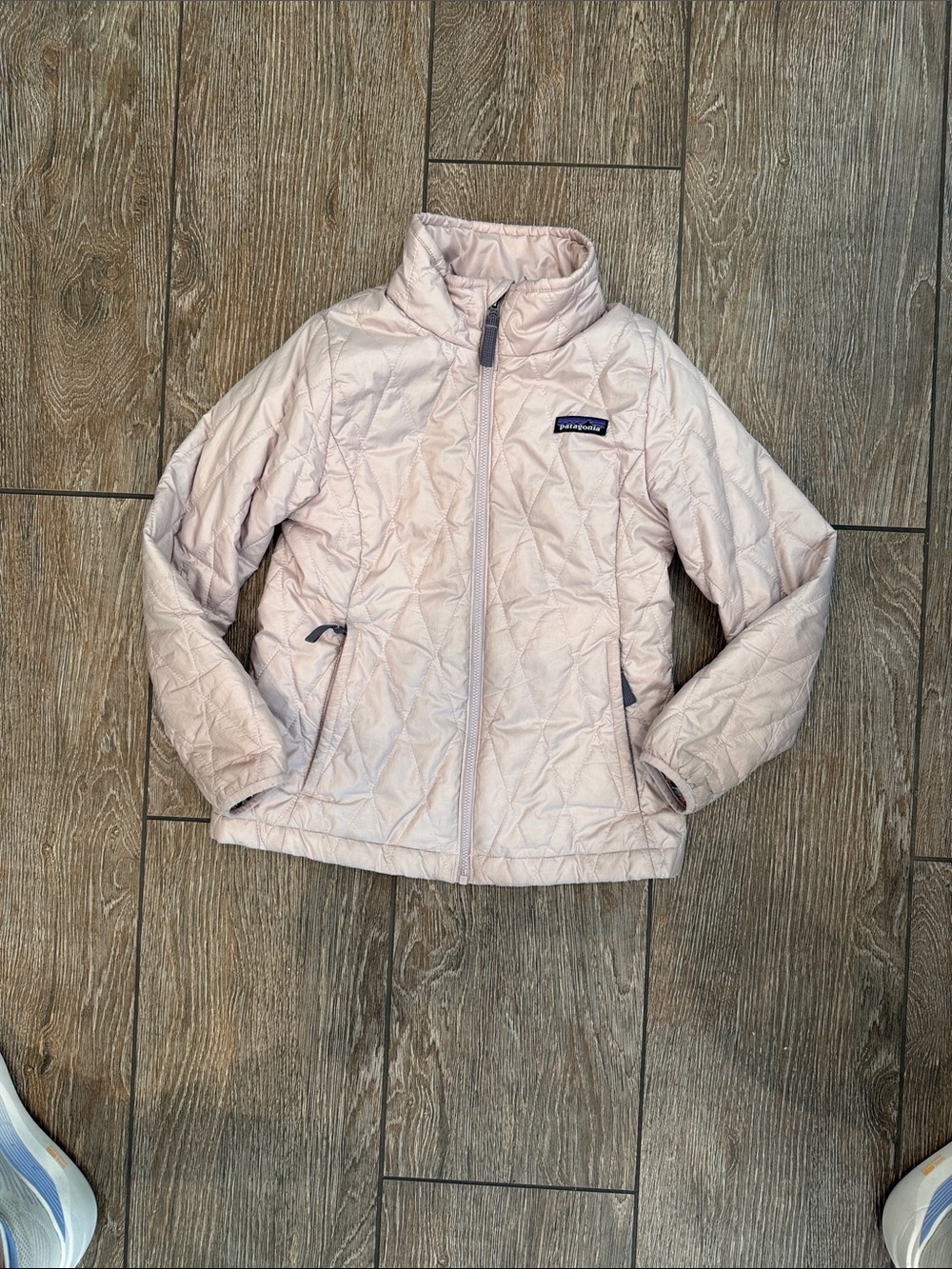 Patagonia Girls Light Blush Quilted light puffer Jacket